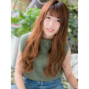 トレンド感☆アシンメトリー小顔ロング