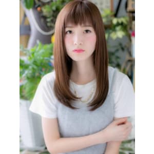 定番人気◎大人かわいいナチュラルストレート