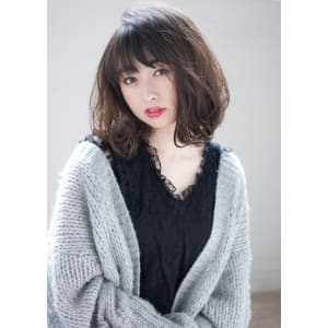 ボブ×簡単スタイリングのデジタルパーマ