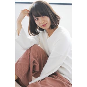 内巻きナチュラルとろみワンカールボブ
