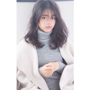 【アフロート】ゆるふわデジタルパーマのフェミニンスタイル　T
