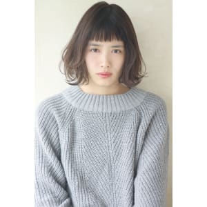 ふんわりひし形パーマ ナチュラルグラデーション