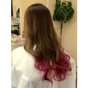【Rowel】ピンクレッドグラデーション
