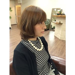 【Rowel】ふんわりパーマボブ