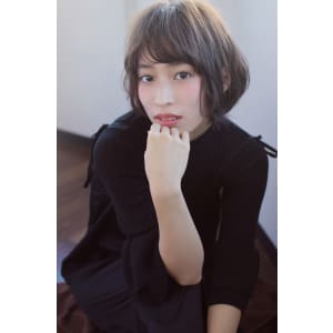 ニュアンスひし形ショートボブ　M８