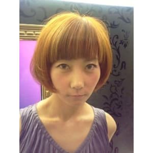 【お客様ヘアスタイル】厚めバングのとろみワンカール！