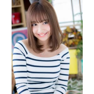 大人かわいい、ツヤ感小顔ワンカール