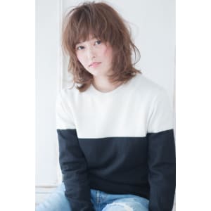 川口春奈風レイヤーミックスカールスタイル　AKI-236