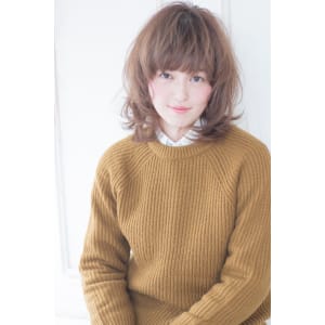 川口春奈風フォギーベージュカラースタイル　AKI-237