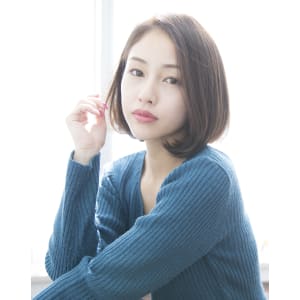 エストリア栄店 オトナ可愛い流し前髪カールby平岩