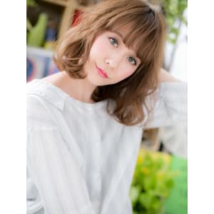 くせ毛風♪愛され・小顔・ふわミディ
