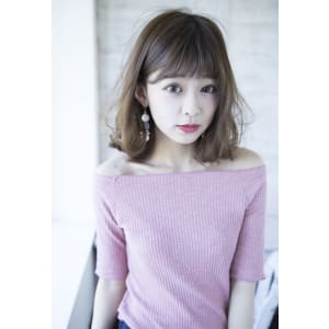 エストリア栄店 オトナ可愛い流し前髪ワンカールby平岩