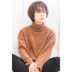 ショートフェミニン大人ワンカールスタイル　AKI-245