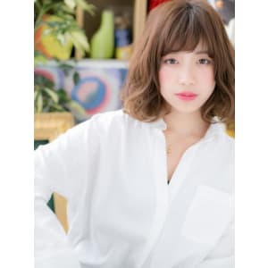 ランダムカールで魅せる♪くせ毛風抜け感style