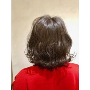 ナチュラルふんわりボブ