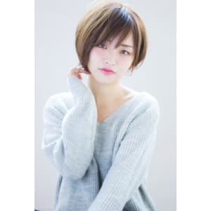 大人キレイなナチュラルショート