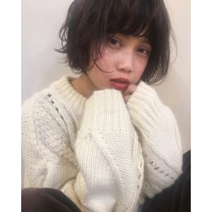ゆるフェミニンウェーブショート