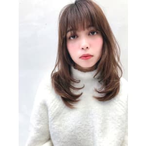 お手入れ楽チン☆内巻きワンカールミディ