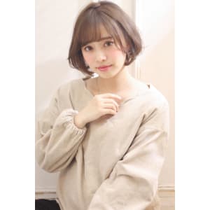 大人キレイなひし形シルエット ツヤボブ