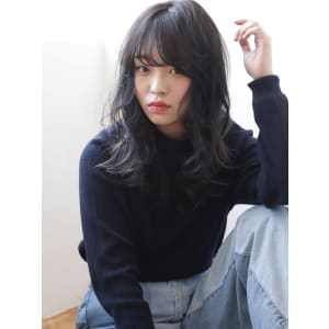 抜け感ロングウェーブ