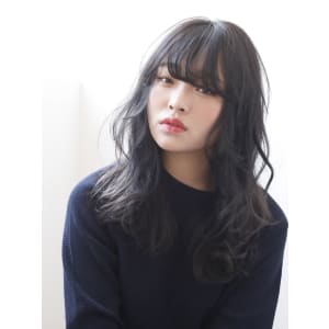 抜け感ロングウェーブ
