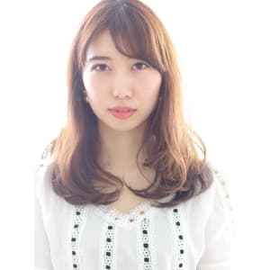 大人かわいいワンカールセミロング