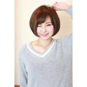 【LUXE for hair】ナチュラルショートボブ