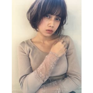 大人ゆるふわショートボブ