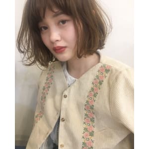 柔らかボブフェミニン
