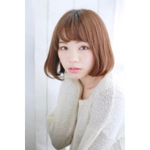 うるツヤワンカールボブスタイル