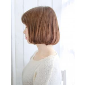 うるツヤワンカールボブスタイル