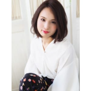 【ヘアジュレドゥ小澤】 クール可愛いナチュラルボブ