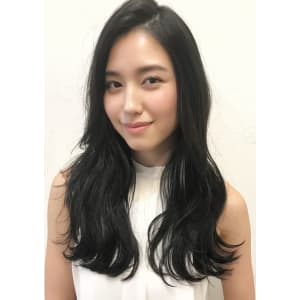 ゆるふわ低温コスメデジタルパーマ ブルーブラック