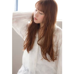 くせ毛風フェアリーウェーブなデジタルパーマロング