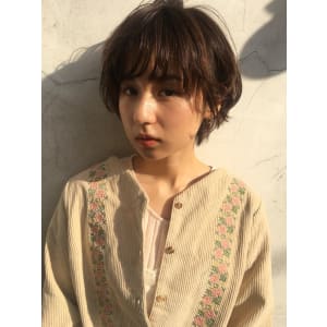 大人ワンカールショートボブ