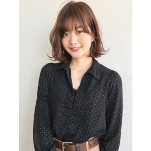 柔らかいデジタルパーマ 大人可愛いヘア