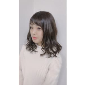 【Luana/難波】ゆるかわミディアムフェミニン