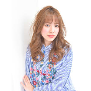 【tetote】前髪シースルー☆こなれウェーブロング