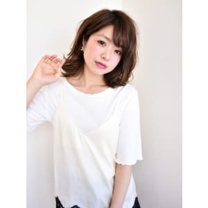 【tetote】#耳かけ #ふわミディ #くせ毛風