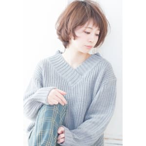 ショートバングマッシュショートボブ AKI-274