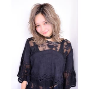 【tetote】#外国人風＃とろみ＃アッシュ＃波ウェーブ