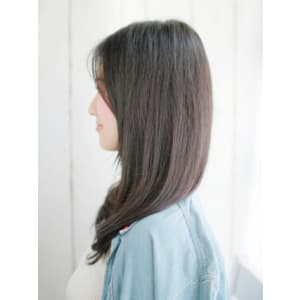 かきあげ内巻きレイヤースタイル