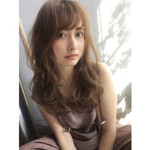 春パーマ 大人フェミニンロング【y－２９３】