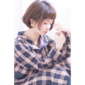 耳掛けワンカールショートボブ　AKI-277