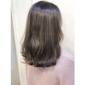 お客様ヘア ツヤ髪グレージュカラー
