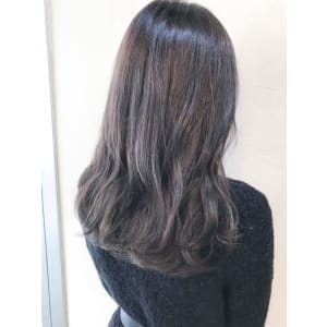 お客様ヘア 暗髪アッシュカラー