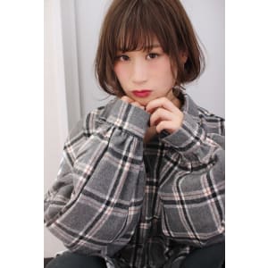 ニュアンスベージュボブ　M４６