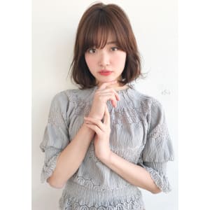 愛されパーマ 小顔ボブ