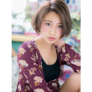 こなれ感…ひし形大人ボブ