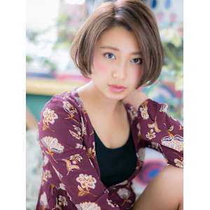 こなれ感…ひし形大人ボブ